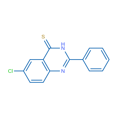 6-Chloro-2-phenylquinazoline-4(3H)-thione 1g