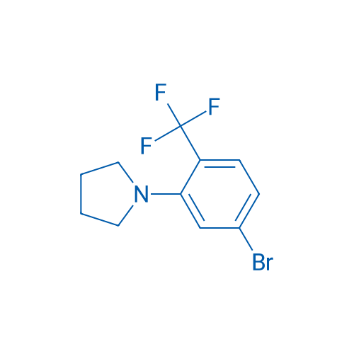 1-(5-Bromo-2-(trifluoromethyl)phenyl)pyrrolidine 1g