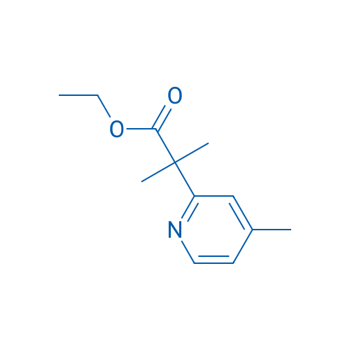 Ethyl 2-methyl-2-(4-methylpyridin-2-yl)propanoate 250mg