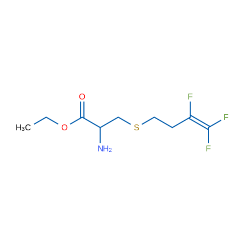 Ethyl 2-amino-3-[(3,4,4-trifluorobut-3-en-1-yl)sulfanyl]propanoate 1g