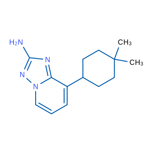 8-(4,4-Dimethylcyclohexyl)-[1,2,4]triazolo[1,5-a]pyridin-2-amine 1g