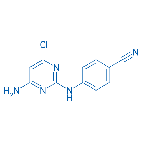 4-((4-Amino-6-chloropyrimidin-2-yl)amino)benzonitrile 250mg