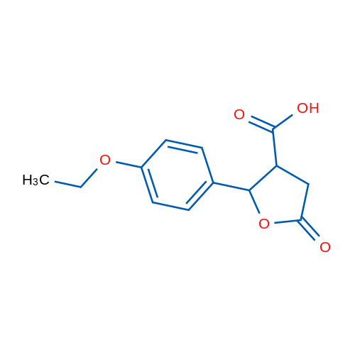 2-(4-Ethoxyphenyl)-5-oxotetrahydrofuran-3-carboxylic acid 1g