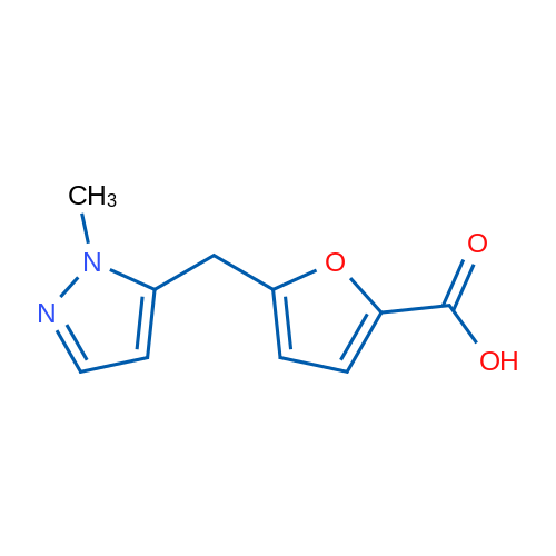 5-((1-Methyl-1H-pyrazol-5-yl)methyl)furan-2-carboxylic acid 1g