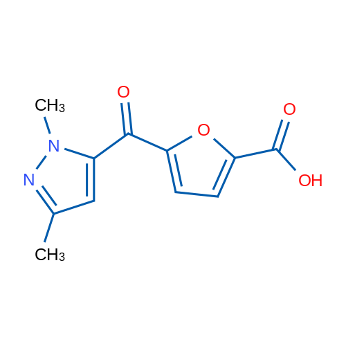5-(1,3-Dimethyl-1H-pyrazole-5-carbonyl)furan-2-carboxylic acid 1g