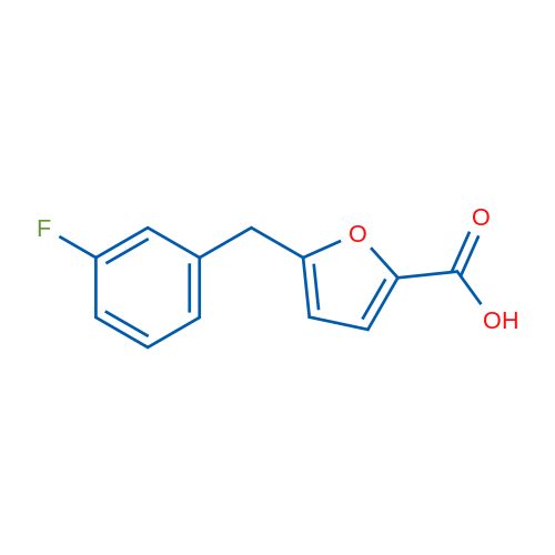5-(3-Fluorobenzyl)furan-2-carboxylic acid 1g