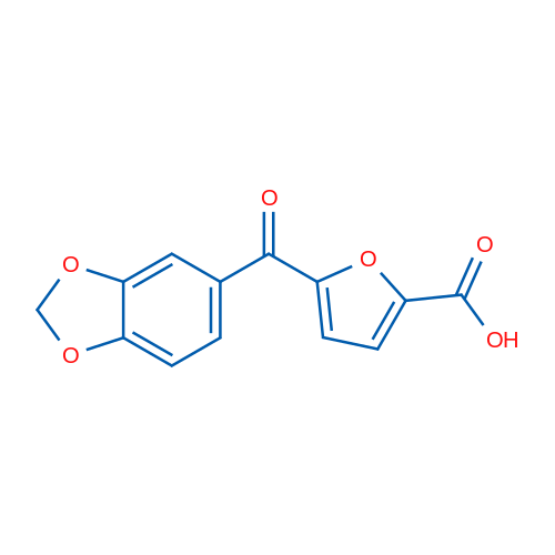 5-(Benzo[d][1,3]dioxole-5-carbonyl)furan-2-carboxylic acid 1g