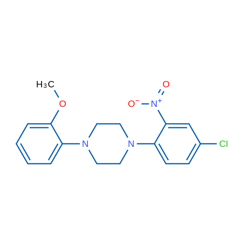 1-(4-Chloro-2-nitrophenyl)-4-(2-methoxyphenyl)piperazine 1g