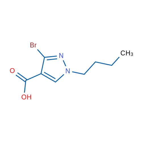 3-Bromo-1-butyl-1H-pyrazole-4-carboxylic acid 1g