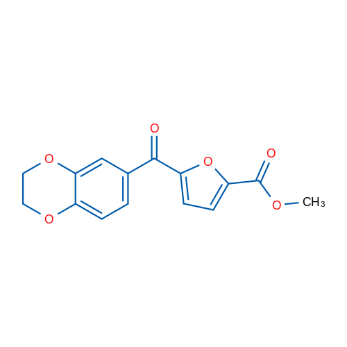 Methyl 5-(2,3-dihydrobenzo[b][1,4]dioxine-6-carbonyl)furan-2-carboxylate 1g