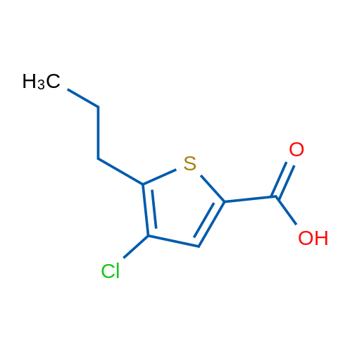 4-Chloro-5-propylthiophene-2-carboxylic acid 1g