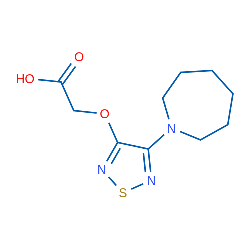 2-((4-(Azepan-1-yl)-1,2,5-thiadiazol-3-yl)oxy)acetic acid 1g