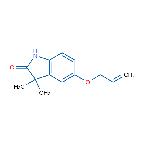 5-(Allyloxy)-3,3-dimethylindolin-2-one 1g