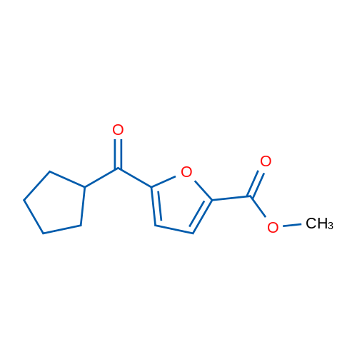 Methyl 5-(cyclopentanecarbonyl)furan-2-carboxylate 1g