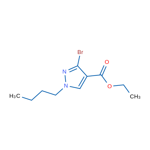 Ethyl 3-bromo-1-butyl-1H-pyrazole-4-carboxylate 1g