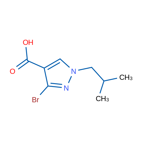 3-Bromo-1-isobutyl-1H-pyrazole-4-carboxylic acid 1g