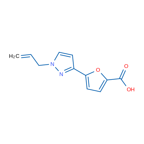5-(1-Allyl-1H-pyrazol-3-yl)furan-2-carboxylic acid 1g