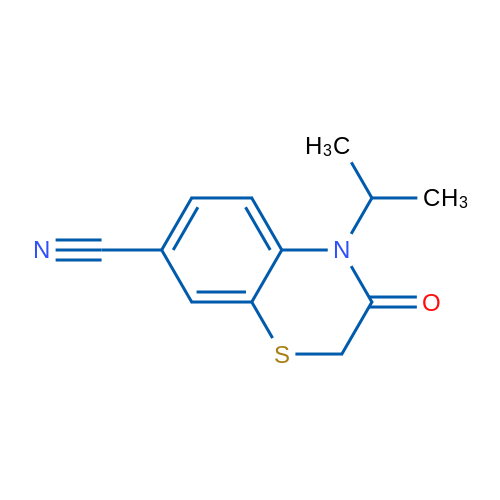 4-Isopropyl-3-oxo-3,4-dihydro-2H-benzo[b][1,4]thiazine-7-carbonitrile 1g