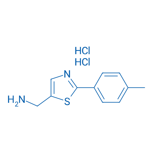 (2-(p-Tolyl)thiazol-5-yl)methanamine dihydrochloride 1g