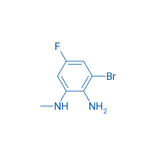 3-Bromo-5-fluoro-N1-methylbenzene-1,2-diamine 100mg