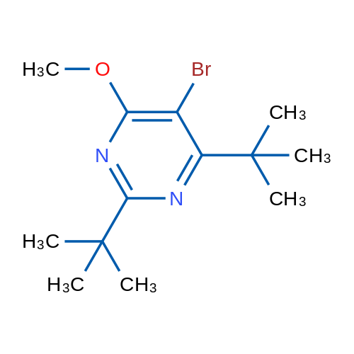 5-Bromo-2,4-di-tert-butyl-6-methoxypyrimidine 1g