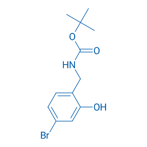 tert-Butyl (4-bromo-2-hydroxybenzyl)carbamate 250mg