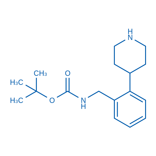 tert-Butyl (2-(piperidin-4-yl)benzyl)carbamate 50mg
