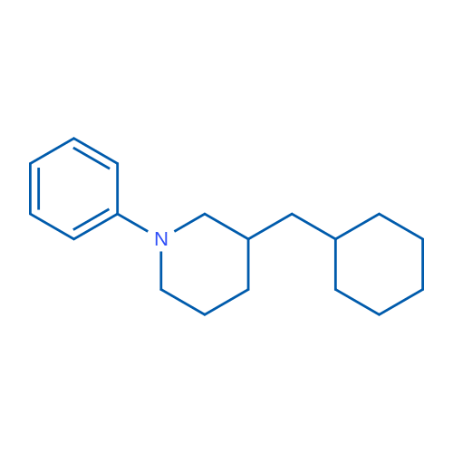 3-(Cyclohexylmethyl)-1-phenylpiperidine 1g