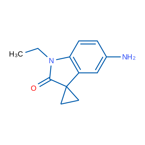 5'-Amino-1'-ethylspiro[cyclopropane-1,3'-indolin]-2'-one 1g