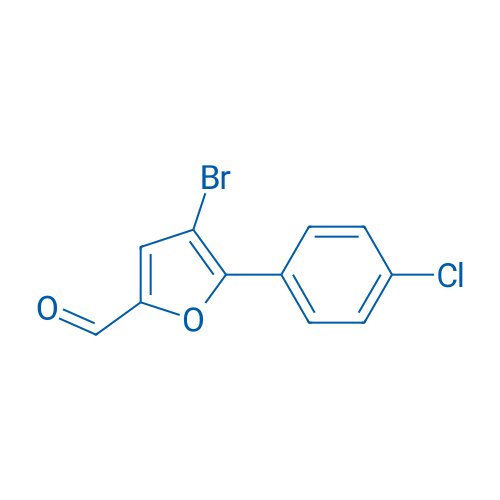 4-Bromo-5-(4-chlorophenyl)furan-2-carbaldehyde 1g