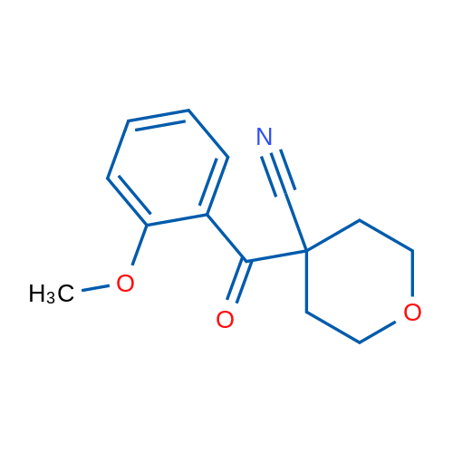 4-(2-Methoxybenzoyl)tetrahydro-2H-pyran-4-carbonitrile 1g