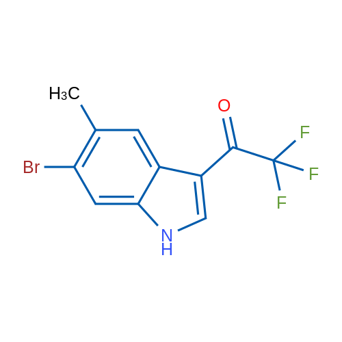 1-(6-Bromo-5-methyl-1H-indol-3-yl)-2,2,2-trifluoroethan-1-one 1g