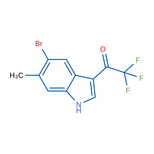 1-(5-Bromo-6-methyl-1H-indol-3-yl)-2,2,2-trifluoroethan-1-one 1g