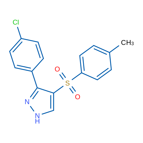 3-(4-Chlorophenyl)-4-(4-methylbenzenesulfonyl)-1H-pyrazole 1g