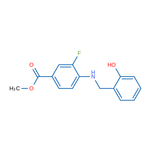 Methyl 3-fluoro-4-{[(2-hydroxyphenyl)methyl]amino}benzoate 1g