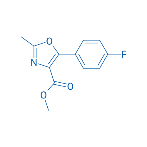 Methyl 5-(4-fluorophenyl)-2-methyloxazole-4-carboxylate 1g