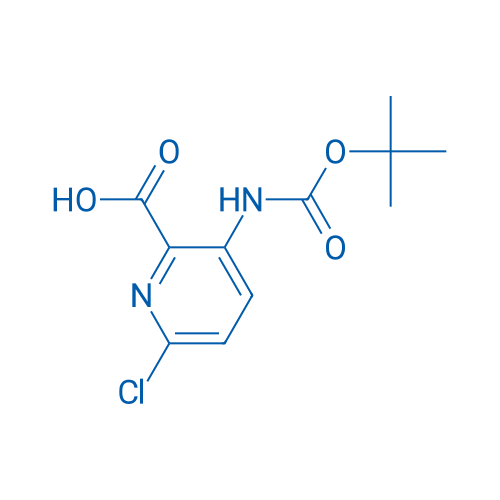 3-(Boc-amino)-6-chloropyridine-2-carboxylic acid 1g