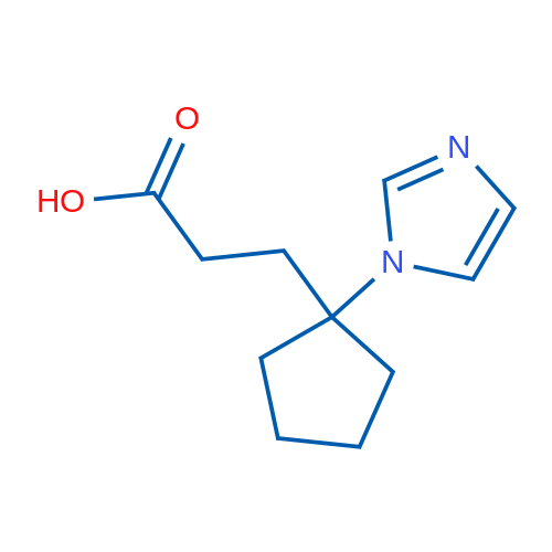 3-(1-(1H-Imidazol-1-yl)cyclopentyl)propanoic acid 1g