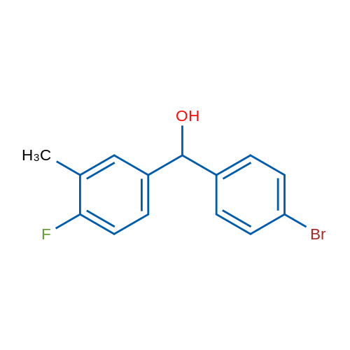 (4-Bromophenyl)(4-fluoro-3-methylphenyl)methanol 1g