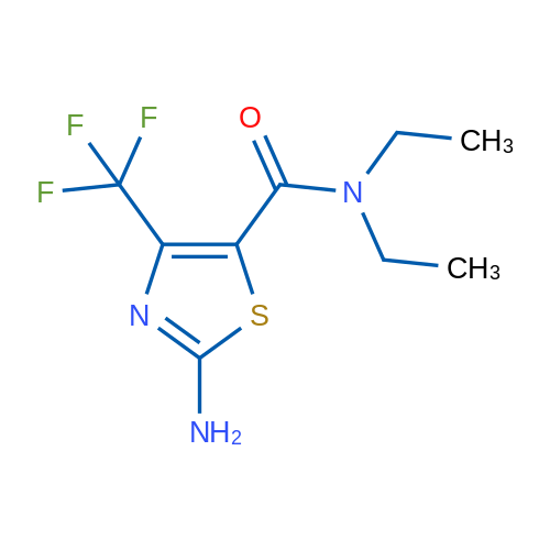 2-Amino-N,N-diethyl-4-(trifluoromethyl)thiazole-5-carboxamide 1g