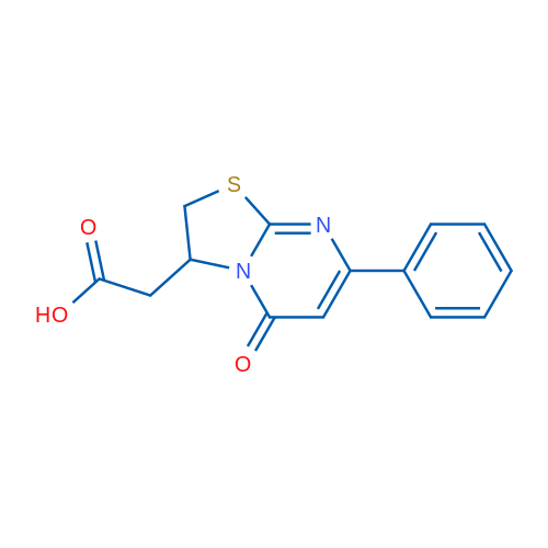 2-(5-Oxo-7-phenyl-3,5-dihydro-2H-thiazolo[3,2-a]pyrimidin-3-yl)acetic acid 1g