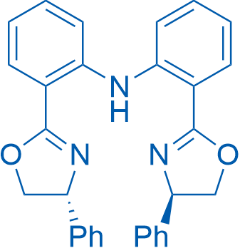Bis(2-((R)-4-phenyl-4,5-dihydrooxazol-2-yl)phenyl)amine 250mg