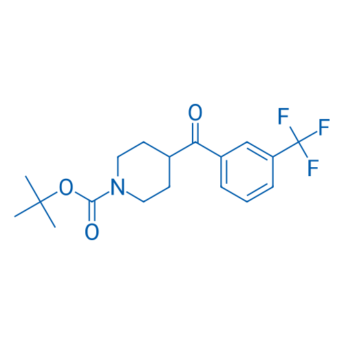 tert-Butyl 4-(3-(trifluoromethyl)benzoyl)piperidine-1-carboxylate 1g