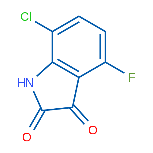 7-Chloro-4-fluoroindoline-2,3-dione 1g
