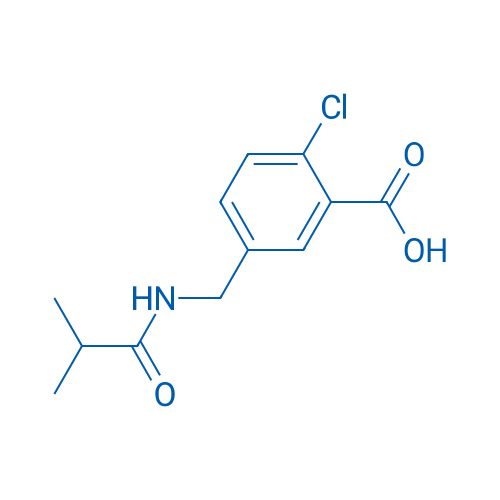 2-Chloro-5-(isobutyramidomethyl)benzoic acid 5g