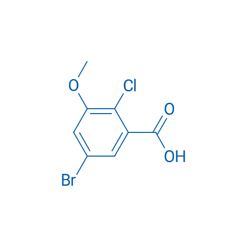 5-Bromo-2-chloro-3-methoxybenzoic acid 1g