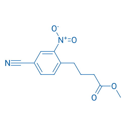 Benzenebutanoic acid, 4-cyano-2-nitro-, methyl ester 100mg
