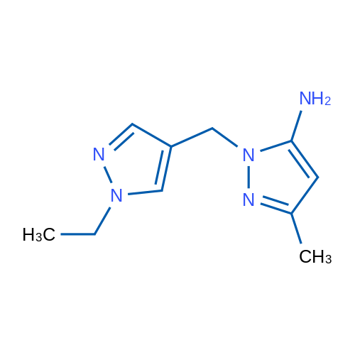 1-[(1-EThyl-1h-pyrazol-4-yl)methyl]-3-methyl-1h-pyrazol-5-amine 1g