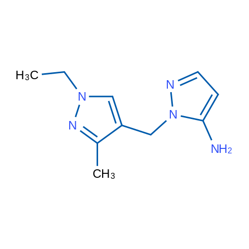 1-[(1-EThyl-3-methyl-1h-pyrazol-4-yl)methyl]-1h-pyrazol-5-amine 1g