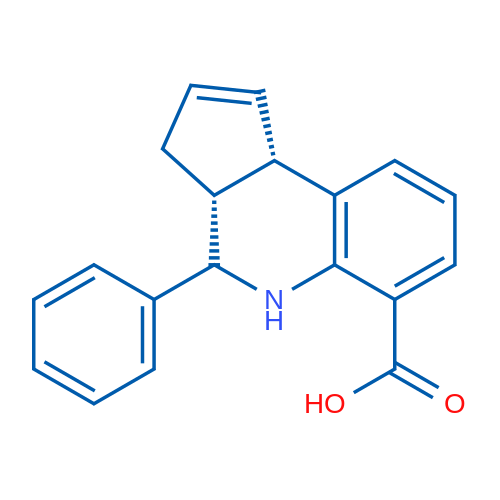 (3AR,9bs)-4-phenyl-3a,4,5,9b-tetrahydro-3h-cyclopenta[c]quinoline-6-carboxylic acid 1g